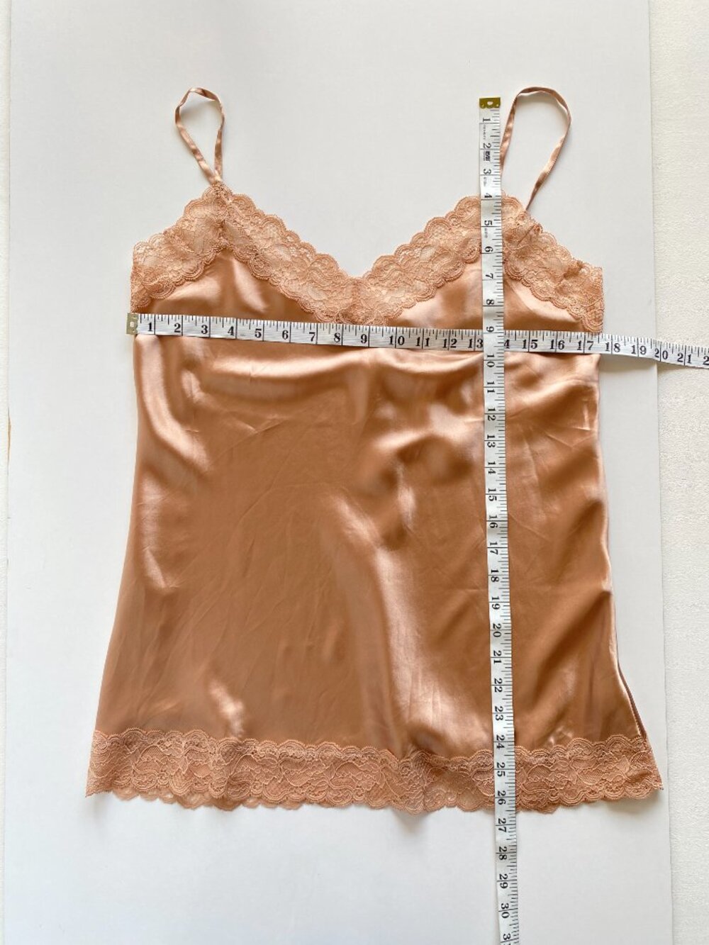 Intimissimi 100% Silk and Lace V-neck Top Size L - Picture 5 of 9
